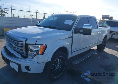 2012 Ford F-150 Platinum from USA, damaged, VIN 1FTFW1ET0CFC59624